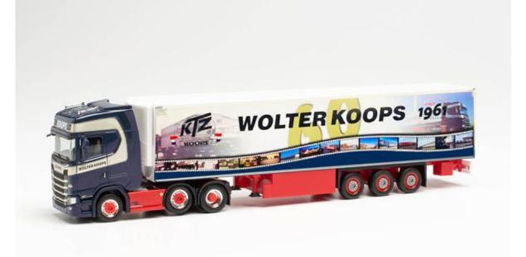 Herpa LKW Scania CS 20 HD Kühl-KSZ Wolter Koops 60 Jahre 314367