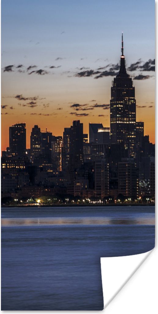 MuchoWow Poster New York - Skyline - Amerika 80x160 cm - Kinderzimmer