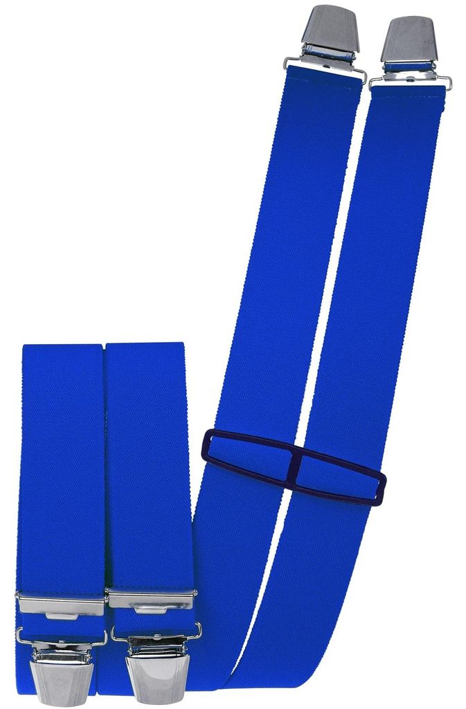 Hosenträger mit 4 extra starken  Clips uni Farben Produktbild 