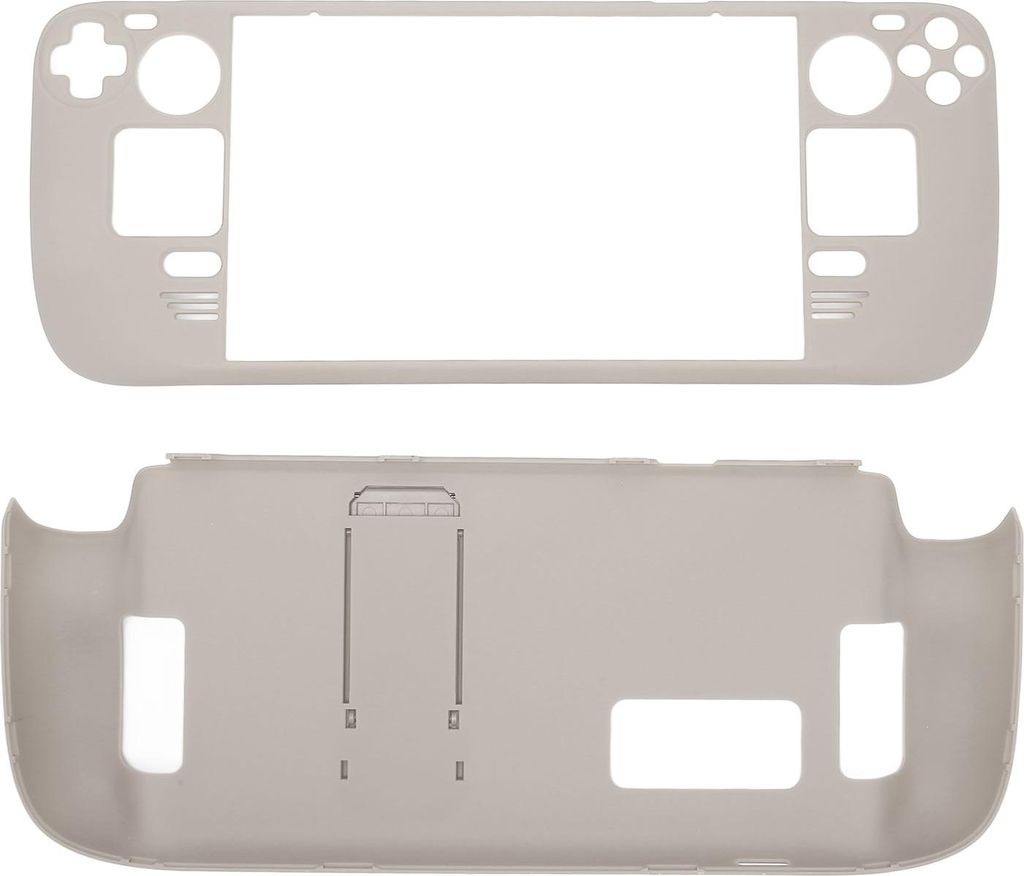 Kickstand Case für Steam Deck Hände frei Voller Schutz Fingerabdruck Proof Schutzhülle für Steam Deck Keramik Weiß