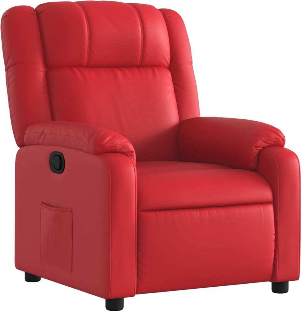 Relaxsessel Rot Kunstleder