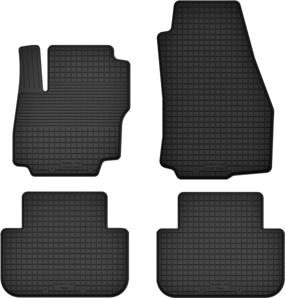 Gummifußmatten 4er Set, universell für: Ford Galaxy MK2 Minivan (2006-2011)