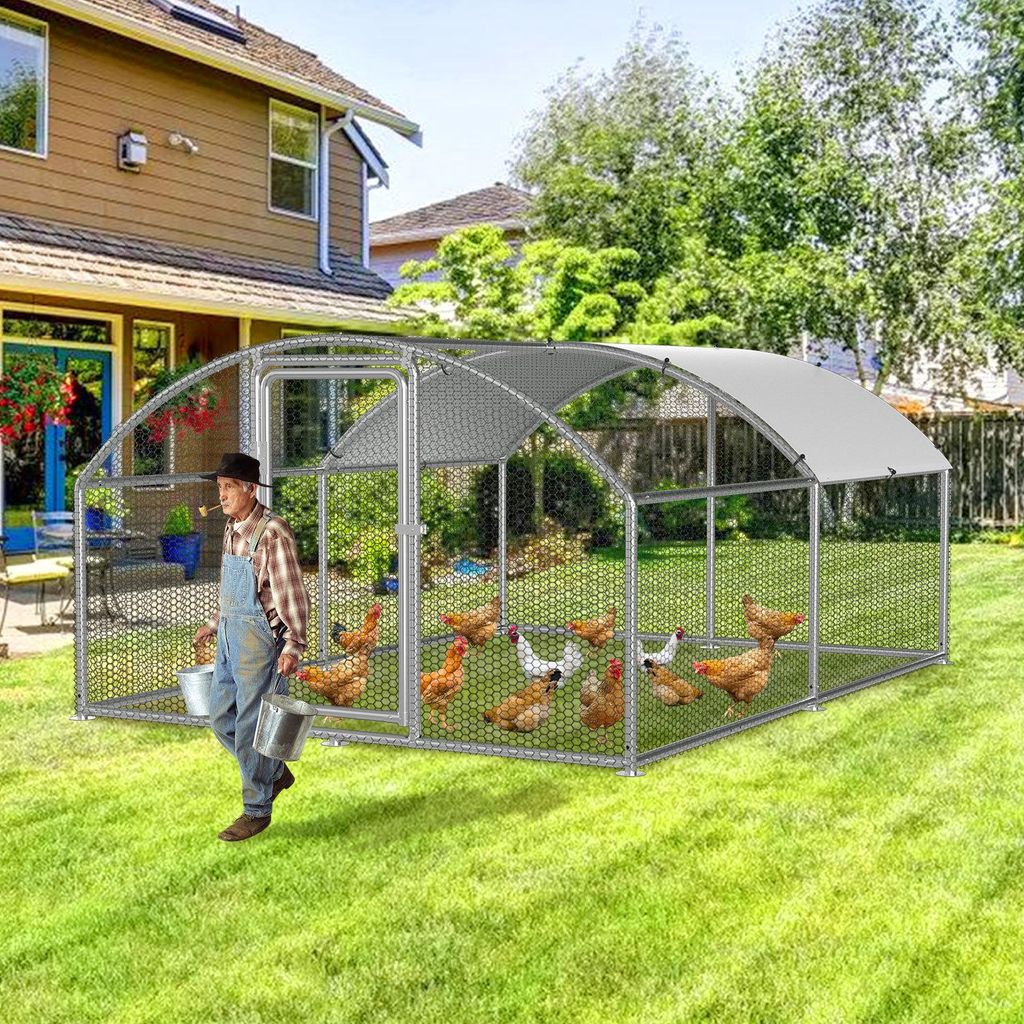 Kurnik Izrielar 3x4x2 m z dachem kopułowym, ocynkowana Zdjęcie produktu 