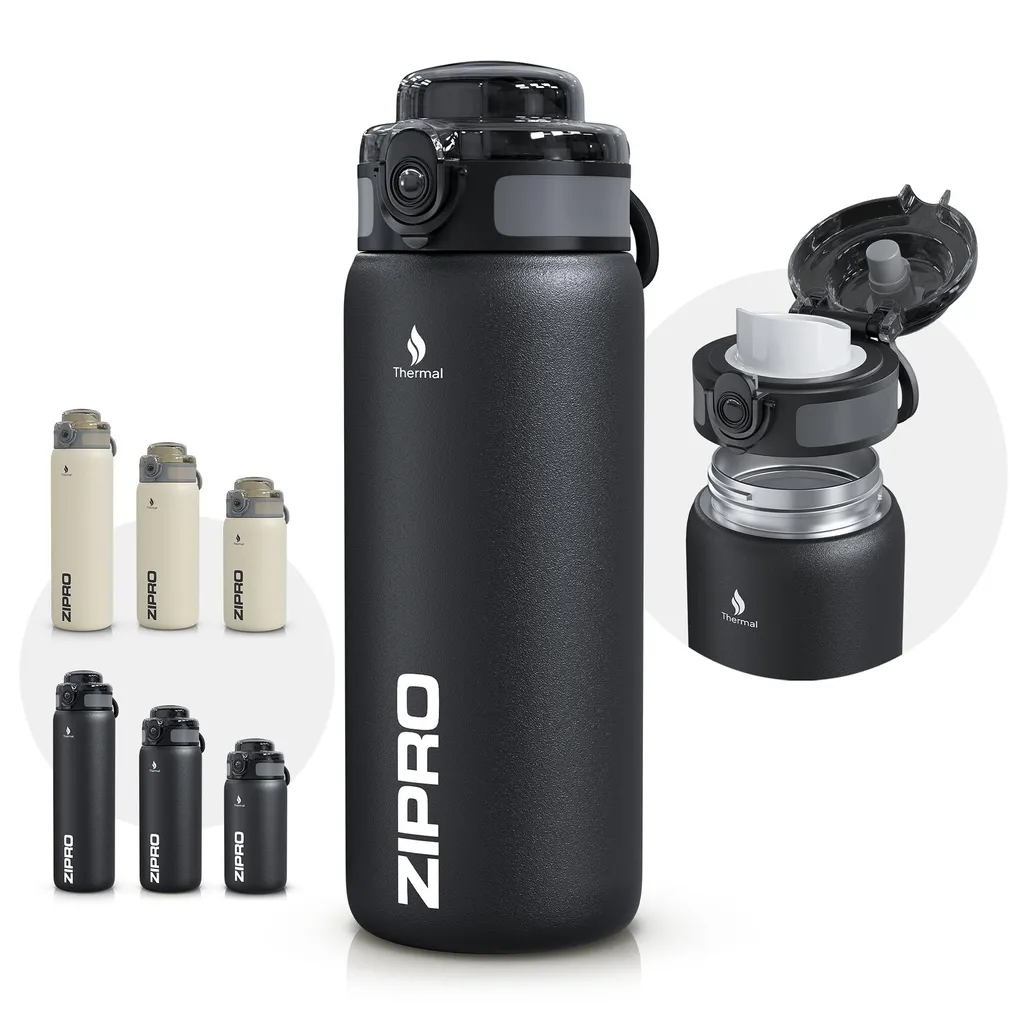 Borraccia Termica Trekking 700ml | Bottiglia Acciaio Inossidabile Inox