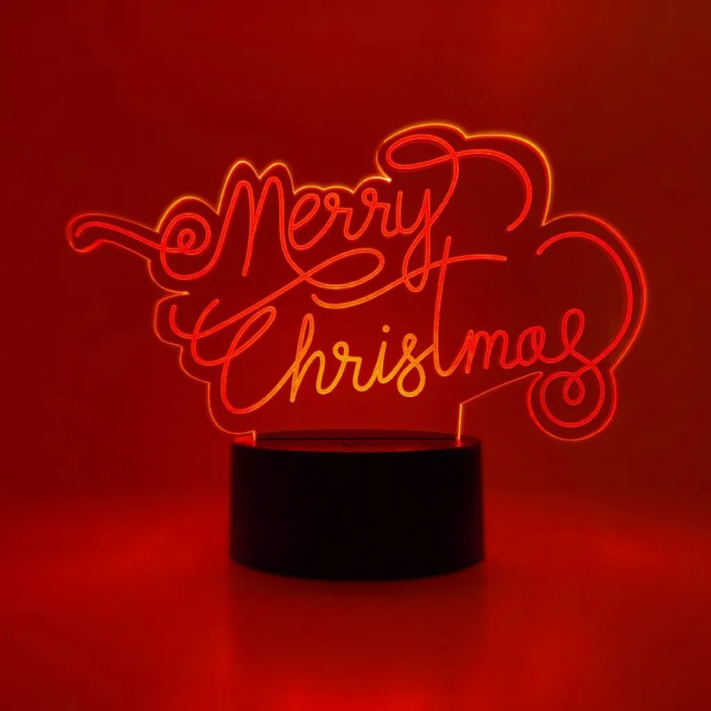 FC Köln 1. FC Köln Lumière LED Merry Christmas Décoration de Noël Officielle