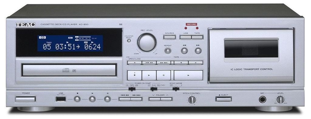 TEAC AD-850-SE, 4,8 kg, Silber, Persönlicher CD-Player Produktbild 