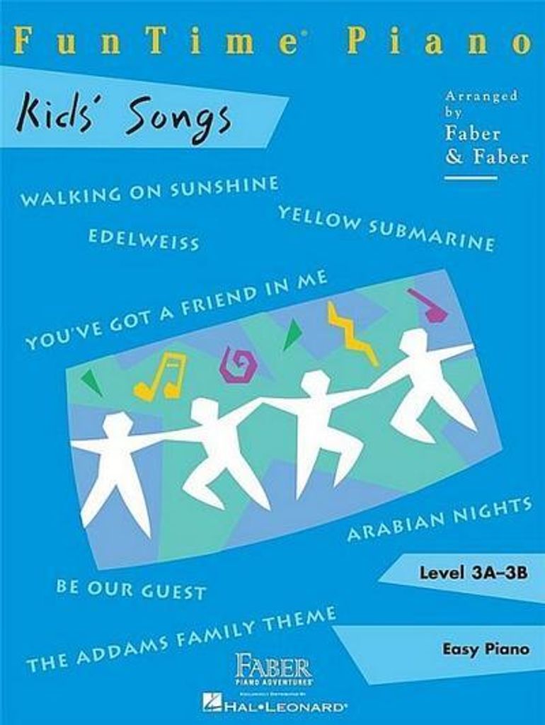 Funtime Piano Kids' Songs: Level 3a-3b