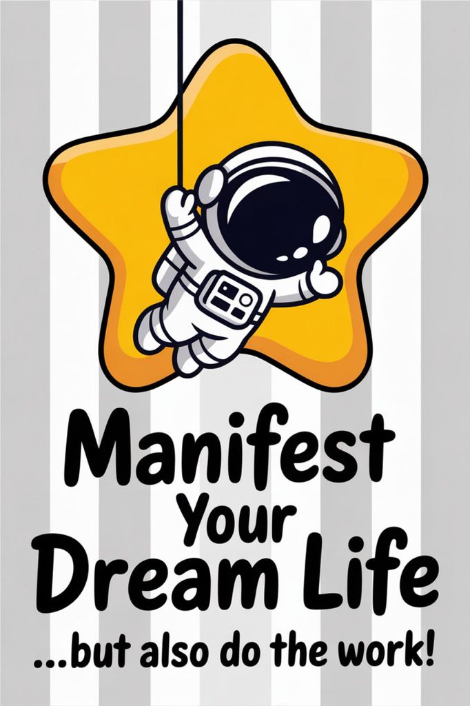 Plakat 20x30cm Motivationsaffirmation Retro Vintage für das Wohnzimmer Manifest