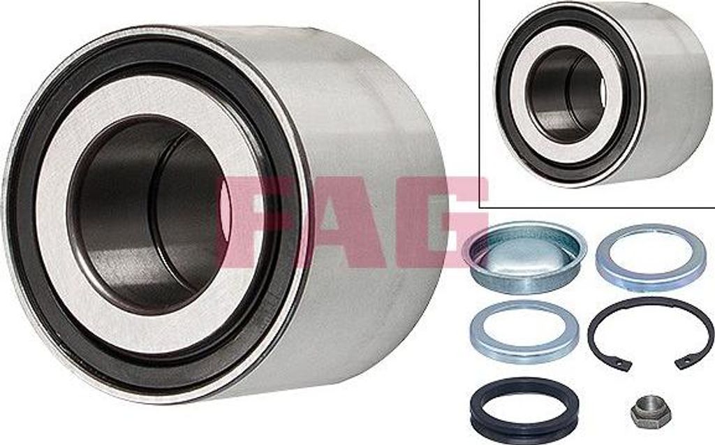 FAG 713 6502 90 Radlagersatz OE 374817 kompatibel mit AX, Saxo, Xsara, ZX, Nova, Solenza, Supernova, 106, 205, 306, 309