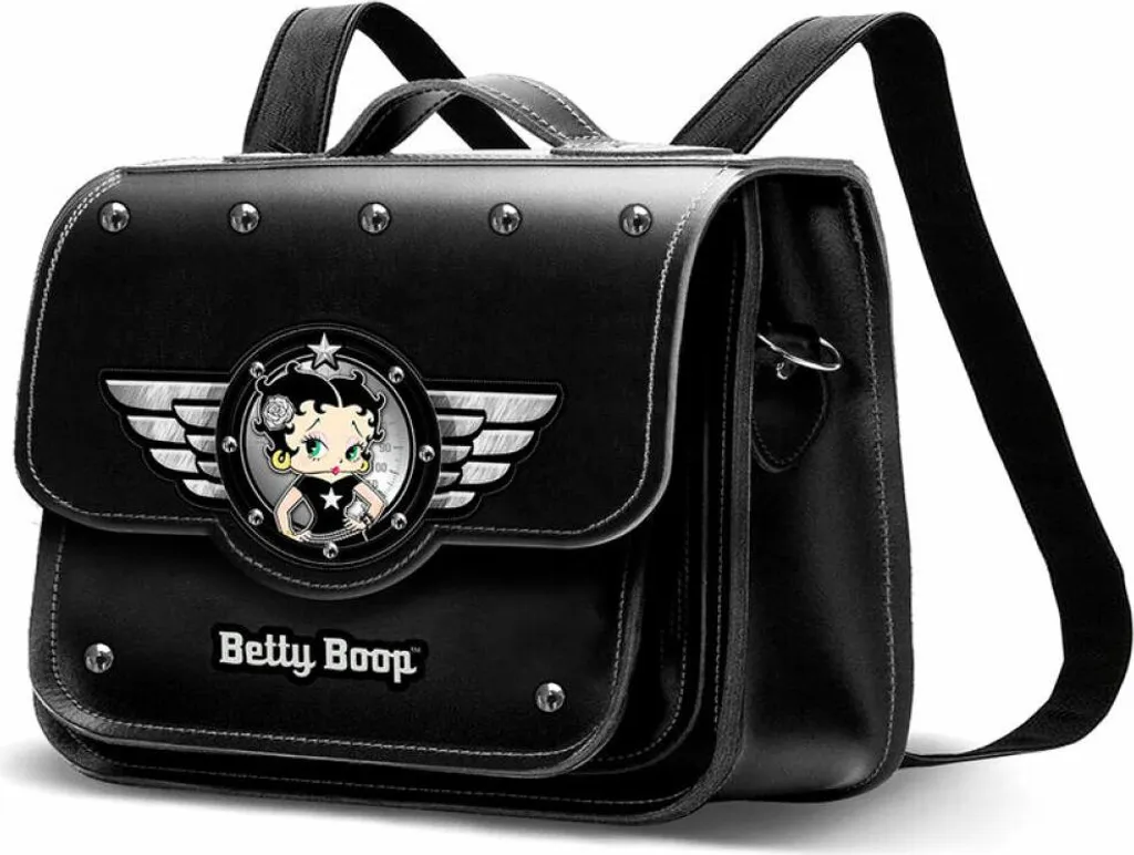 Sacoche à bandoulière Betty Boop Motor Love petit sac à dos noir One Size