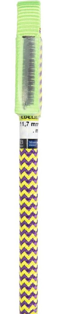 Edelrid Woodpecker 11,7 mm - Premium-Baumkletterseil mit schlanker Weblink-Endverbindung, Farbe:802 violet-citrus, Größe:36m