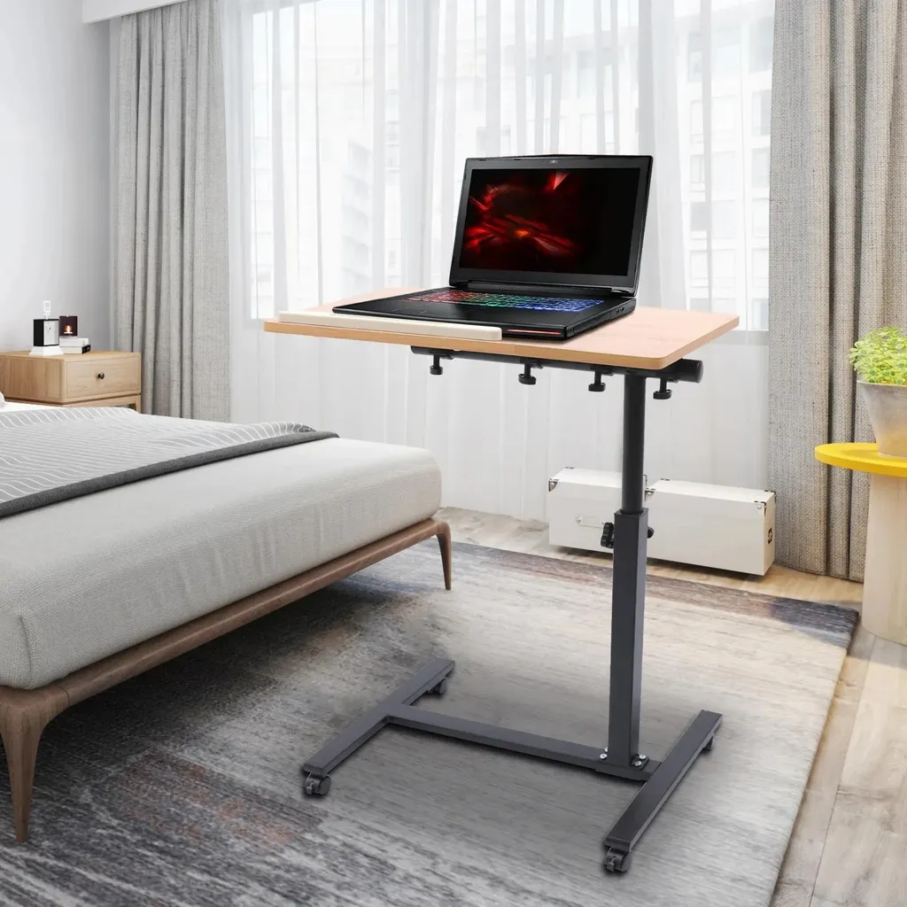 Table ordinateur réglable - Fini les douleurs de dos support pliable lit - 2