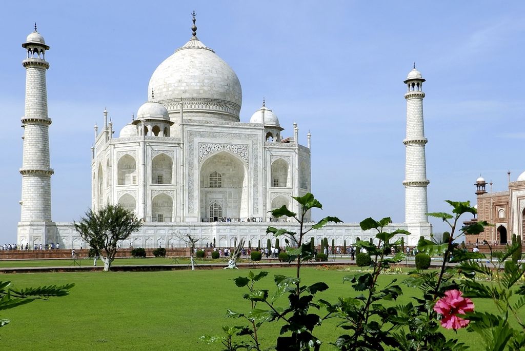 hansepuzzle 58154 - Taj Mahal Puzzle, 2000 Teile, Hintergründe, 90,0 x 60,0cm mit hochwertiger Aufbewahrung, Kartonbox & Beutel