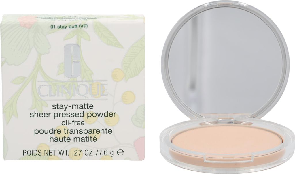 Clinique Stay-Matte Sheer Pressed Powder, ölige Haut, Produktbild 