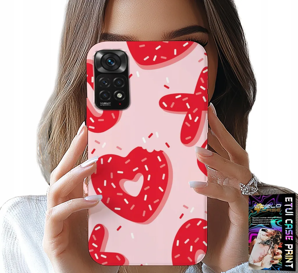 Custodia Luxury Xiaomi Note 11S Xoxo Heart | Vetro Temperato e Stile - 1