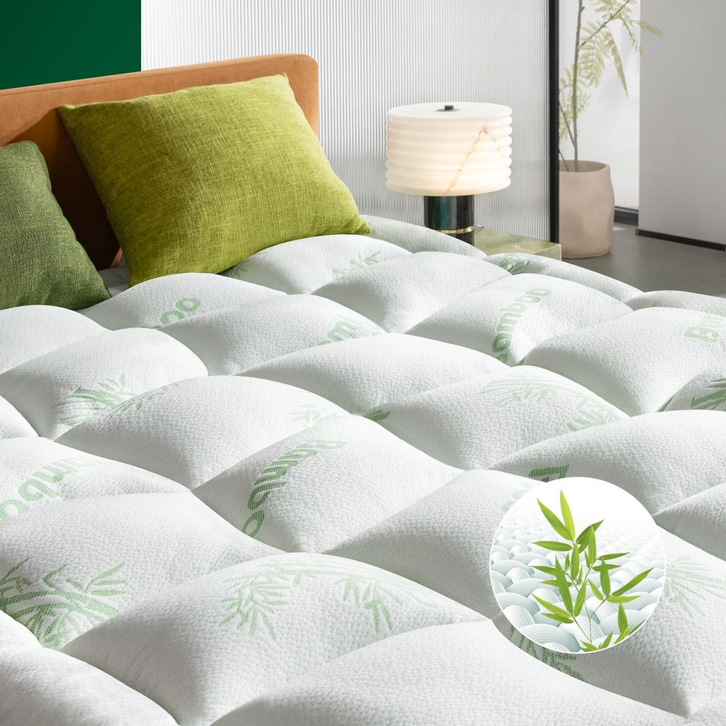 NicePlus 2-in-1 Topper, 180x200X10cm, 5-Zonen Memory Foam + Produktbild 