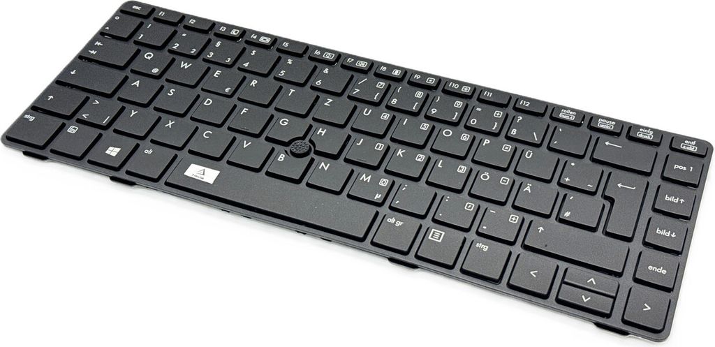 DEUTSCHE - Schwarz Tastatur Keyboard mit schwarz Rahmen kompatibel für HP EliteBook 8470P