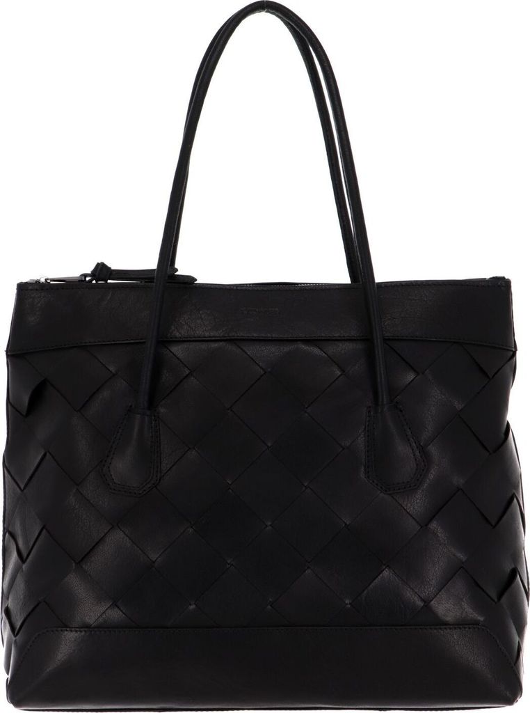SADDLER Schultertasche Laptoptasche mit Laptopfach Ystad Shoulder Bag Black schwarz