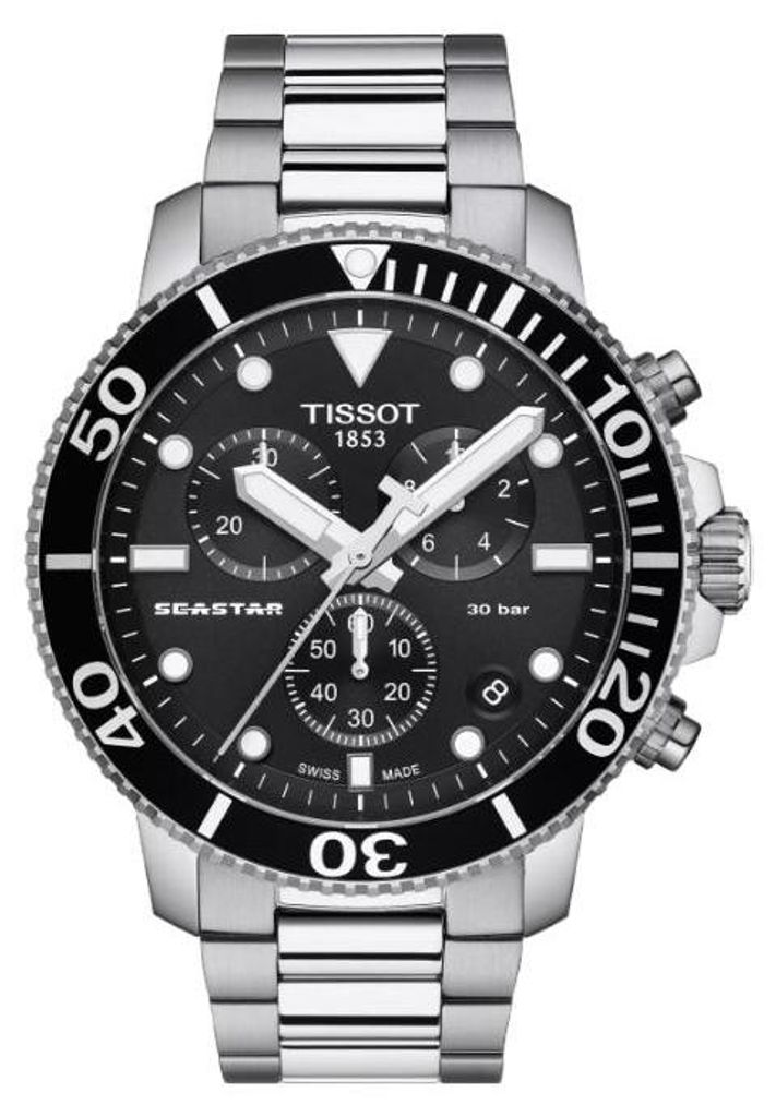 Tissot Seastar 1000 45,5 mm szwajcarski zegarek kwarcowy z Zdjęcie produktu 
