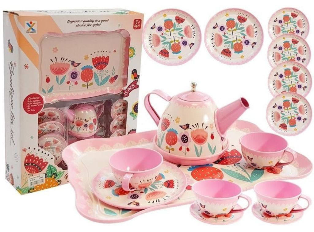 Teeset Tassen Teekanne 14 Elemente