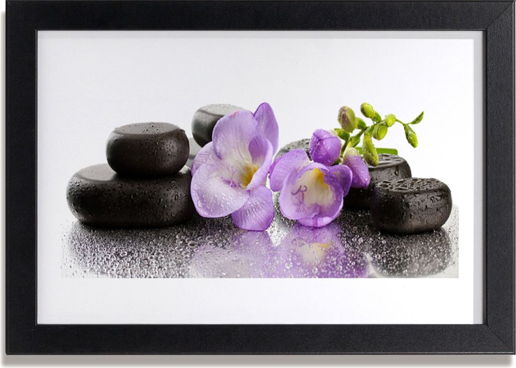 Bild 30x20 MDF-Rahmen Wandkunst Blumen für den Frieden Produktbild 