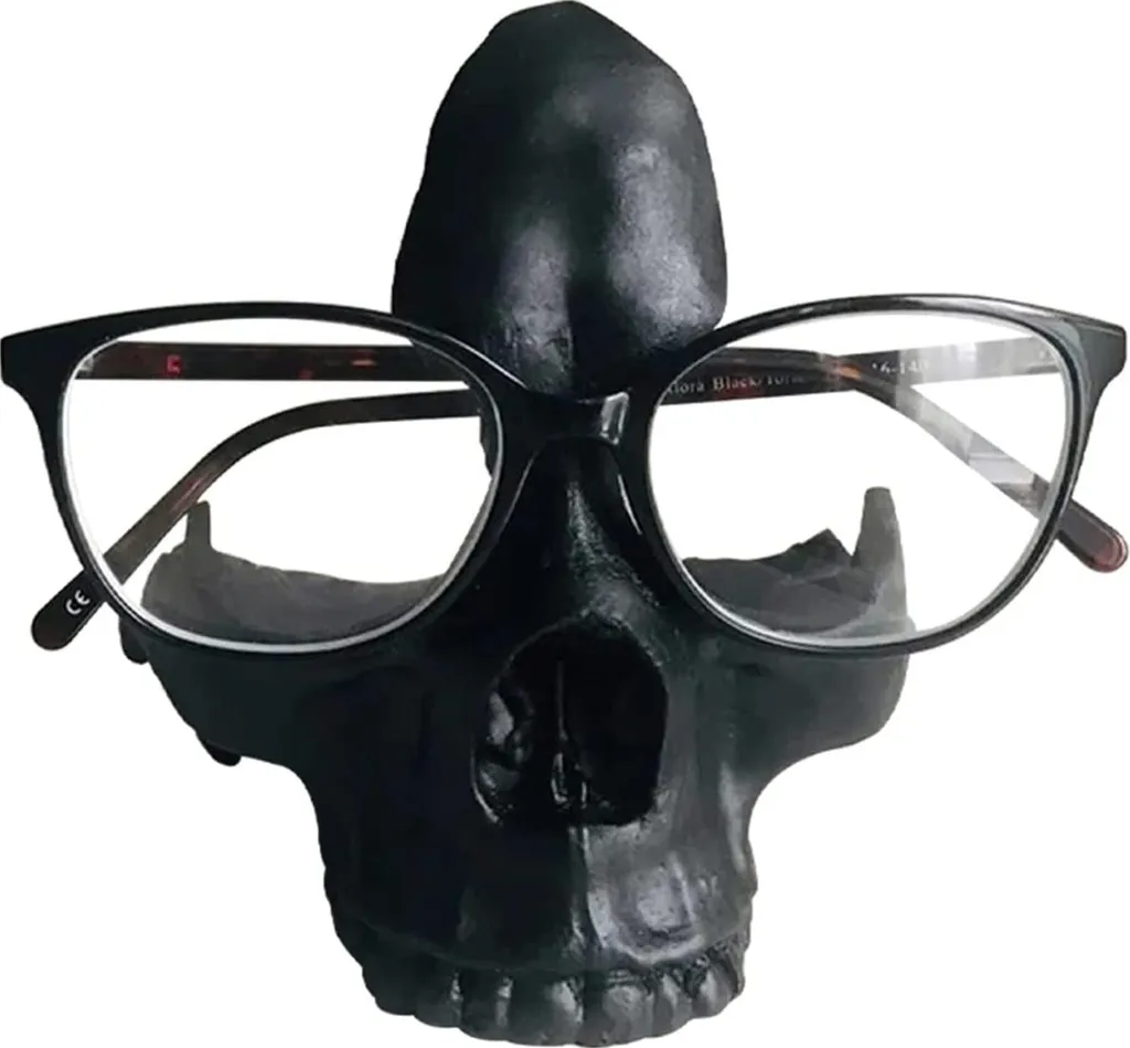 Support Lunettes Crâne - Évitez les Rayures avec ce Porte-lunettes