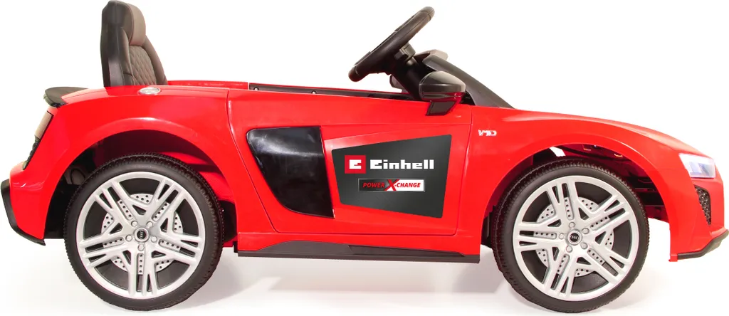 Audi R8 Spyder Jamara 460915 rouge avec batterie Einhell 18V interchangeable - 7