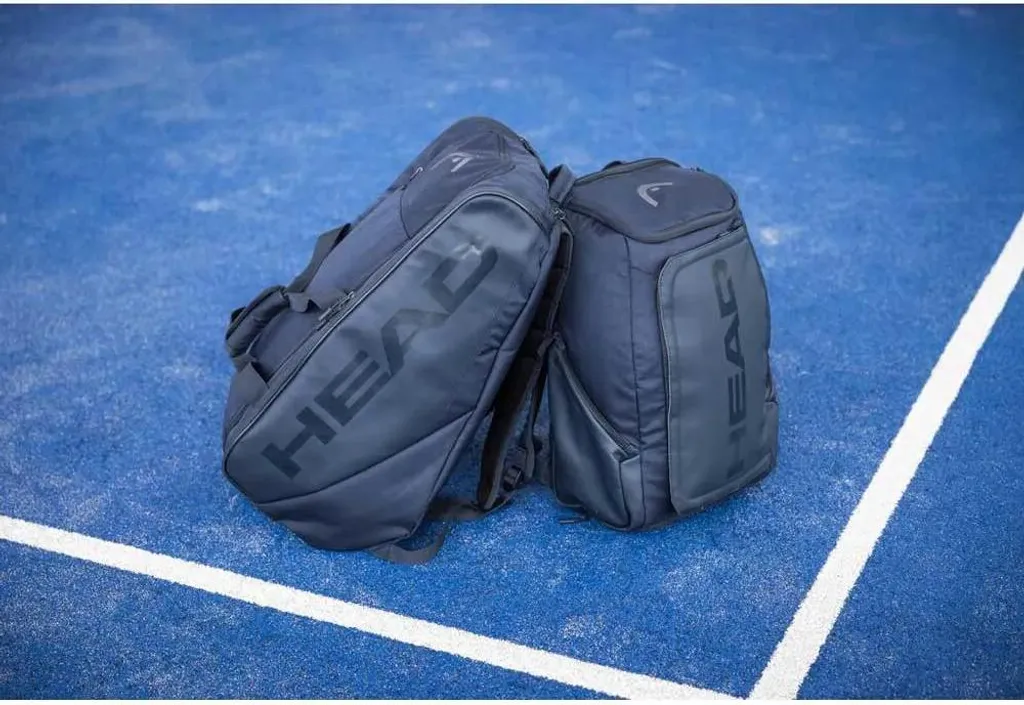 Sac Head Pro Padel L Noir et Gris - Volume Optimisé et Compartiments Pros