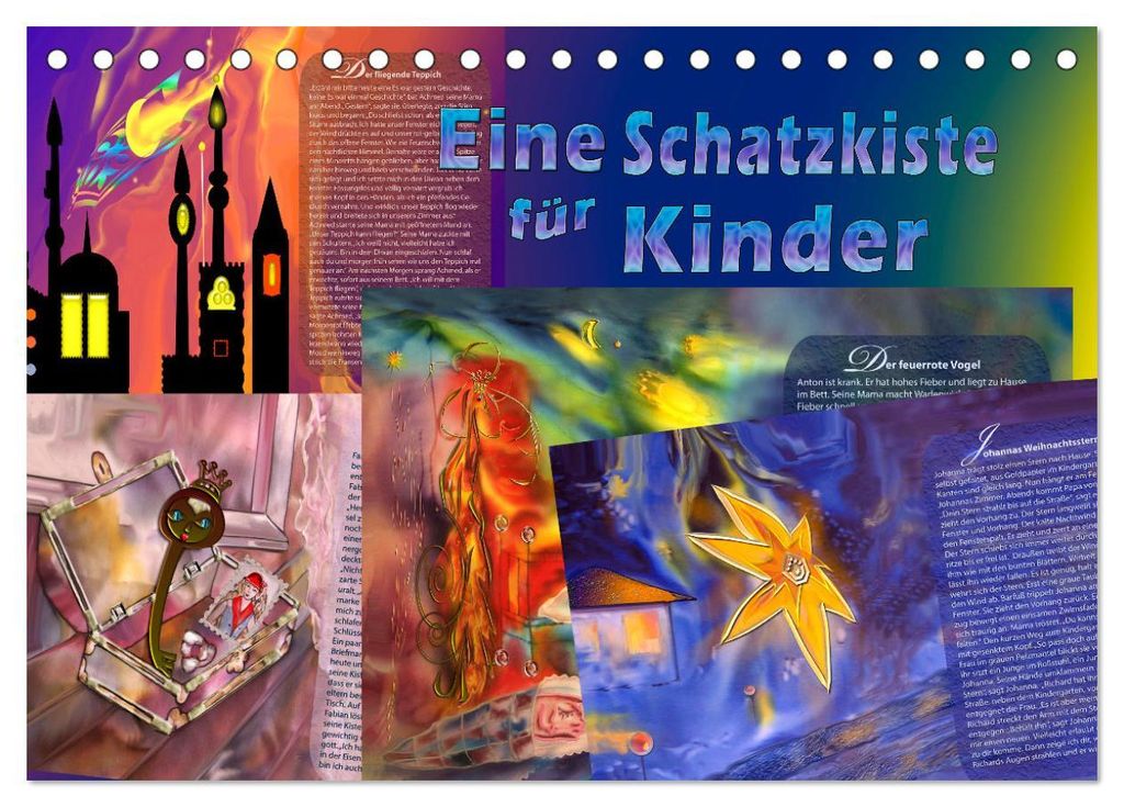 Eine Schatzkiste für Kinder (Tischkalender 2027 DIN A5 quer), CALVENDO Monatskalender