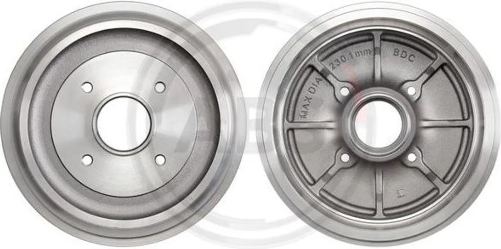 Tambour de frein arrière compatible Citroën C3 et C-Elysée 3439-S