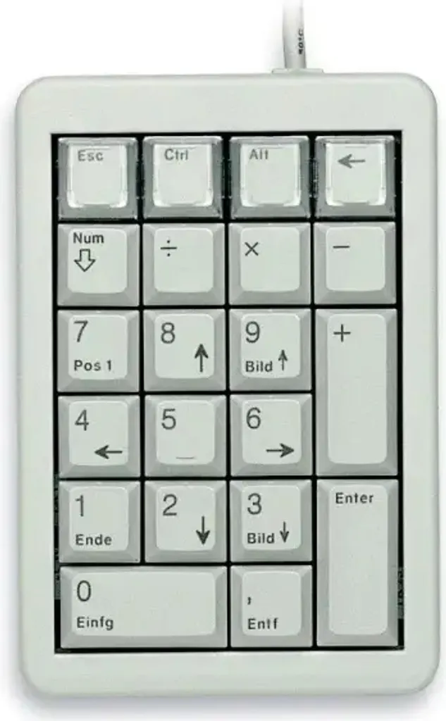Pavé numérique filaire CHERRY G84-4700 avec touches mécaniques ML noir