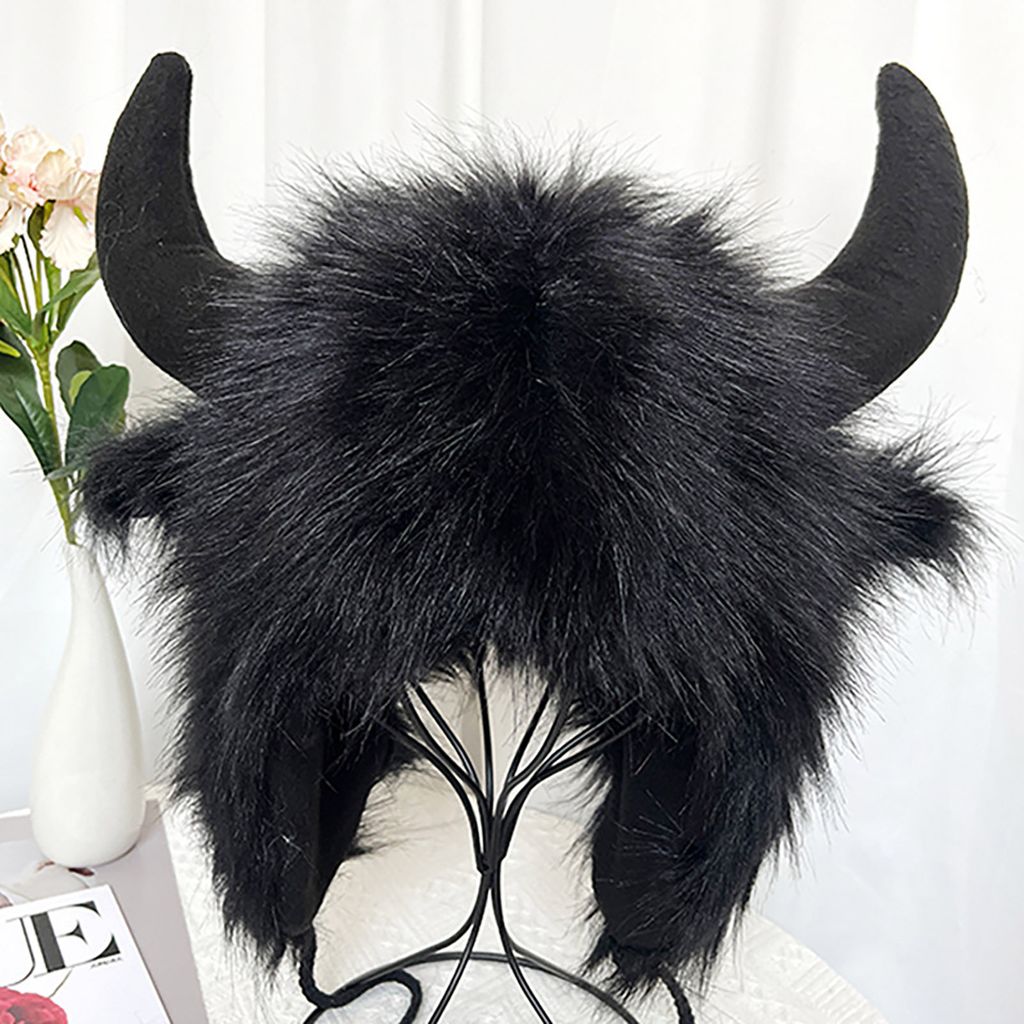 Plüsch-Tiermütze – Kuschelige Kapuze Mit Tier-Design Für Halloween & Partys