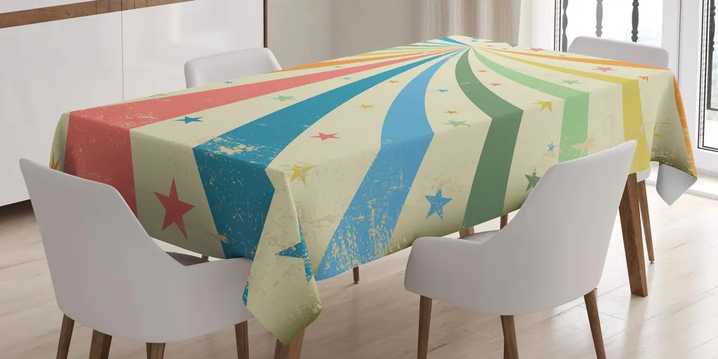 Tovaglia Professionale ABAKUHAUS Zirkus - 140x170 cm Antimacchia
