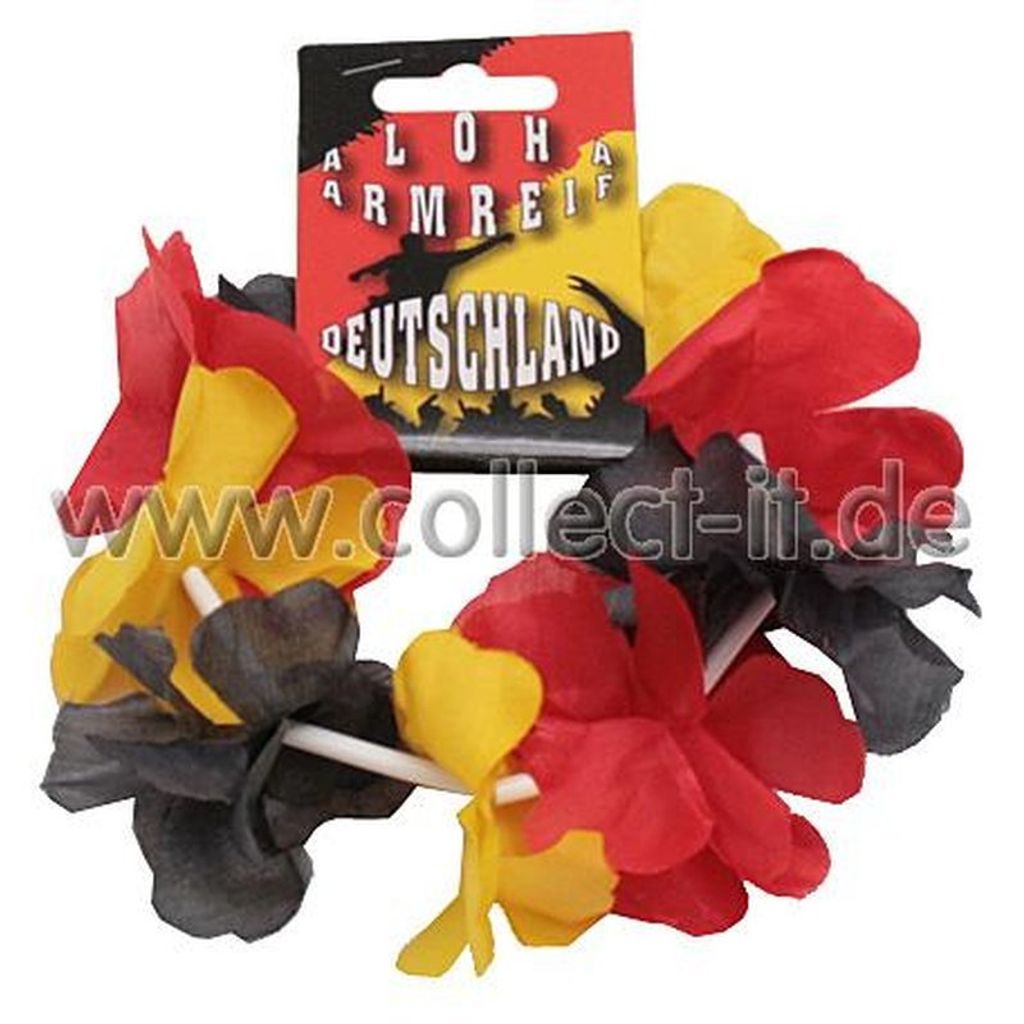Deutschland Armreif mit Blumen-Optik in Einheitsgröße Produktbild 
