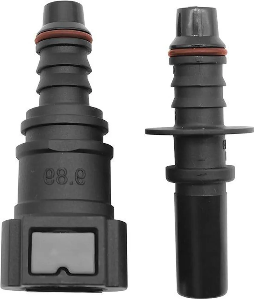 Adaptateur Conduite Carburant Nylon ID8 - Lot de 2 Raccords Rapides