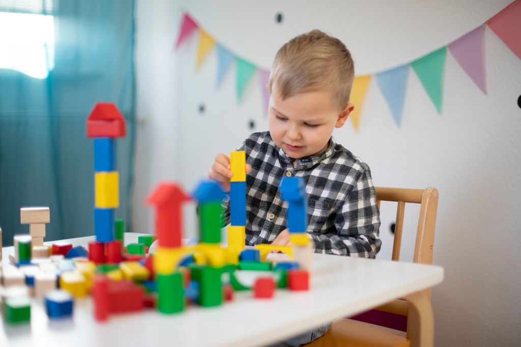 Farebné drevené stavebnice Eichhorn Obrázok produktu 11