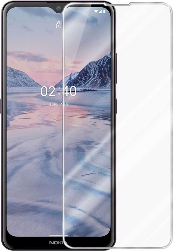 Cadorabo Schutzfolie für Nokia 2,4 in KRISTALL KLAR Produktbild 