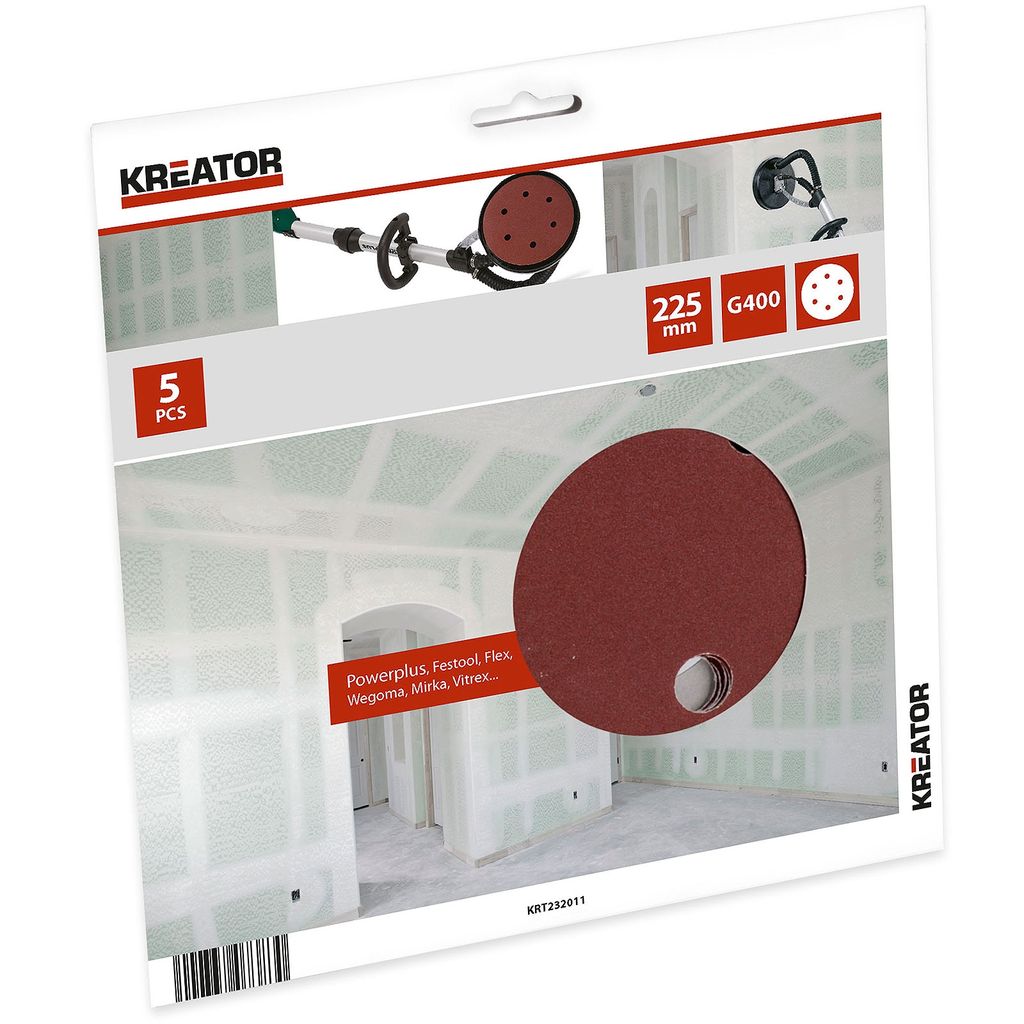 Schleifpapier K400 Ø 225 mm KRT232011