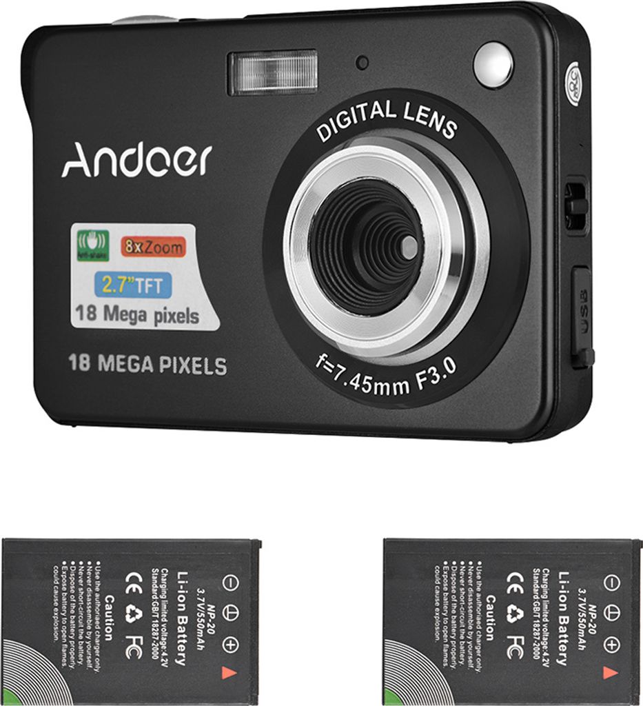 Fotocamera Digitale Compatte, Macchina Fotografica 44MP 1080P HD con
