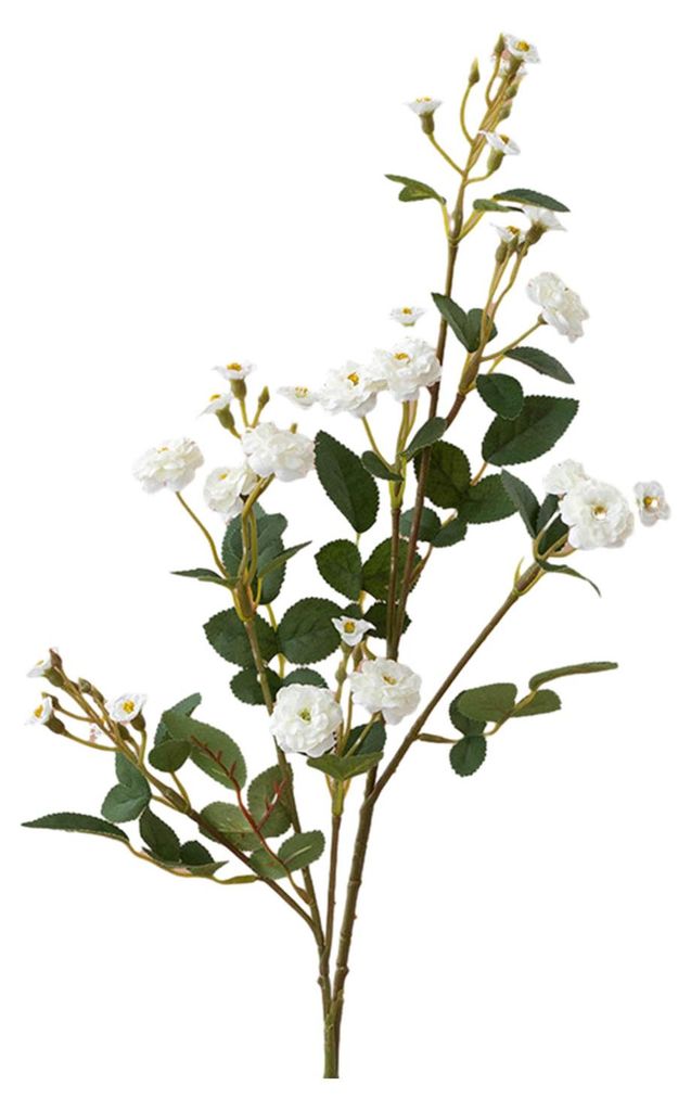 Künstliche Seidenblumen, kleine Rosen, realistische künstliche Blumen, Dekoration für drinnen und draußen, Hochzeiten, Gartenveranstaltungen, E...