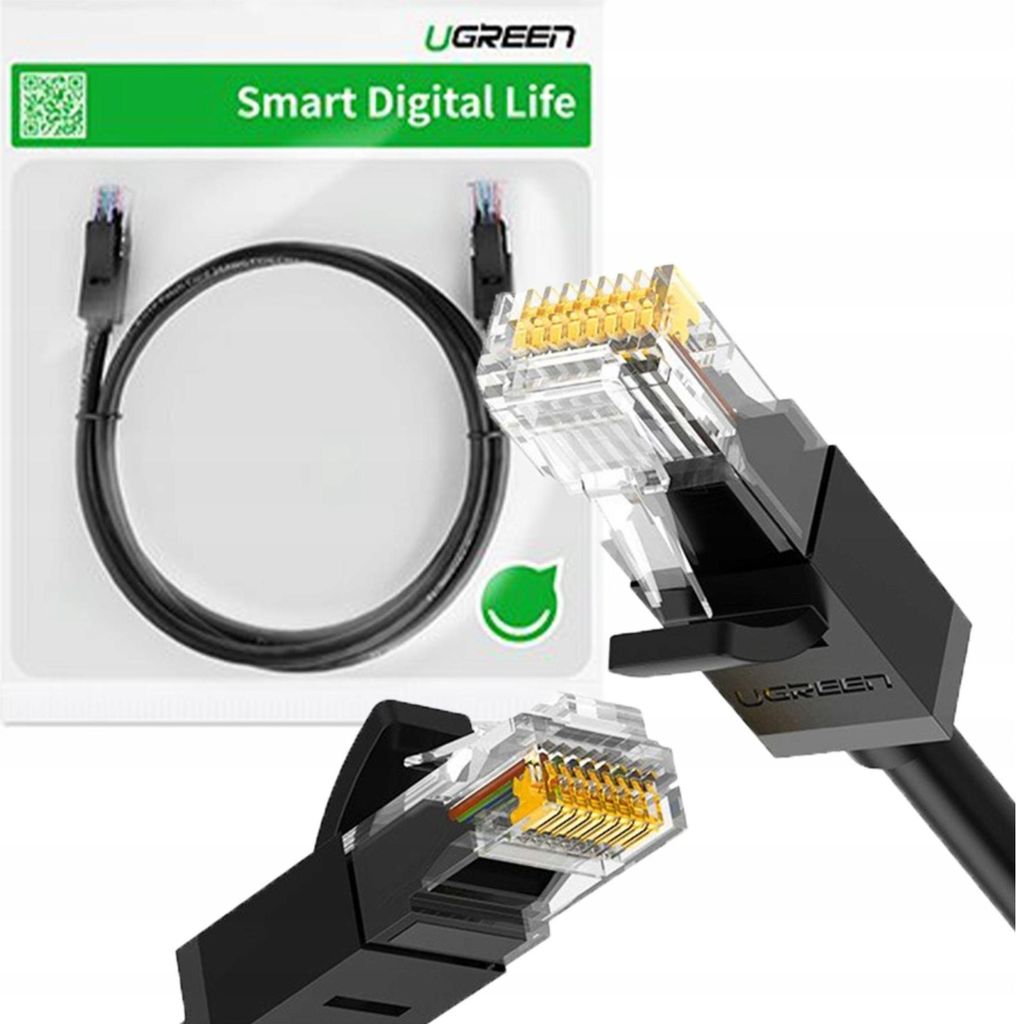 Ugreen Internet Ethernet Patchcord U/Ftp Cat. 7 10Gb/S Plat Image du produit 