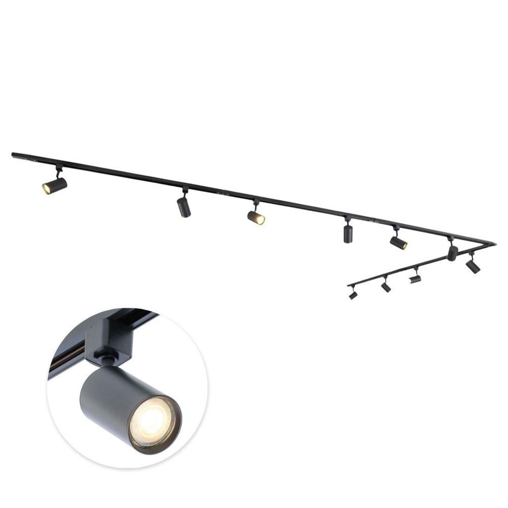 Qub Focus III - LED Schienensystem - Schwarz - 1-Phasen - Produktbild 