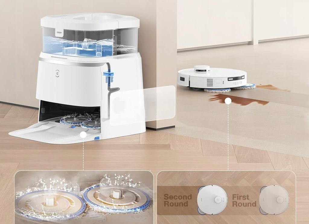 Robot sprzątający Ecovacs Deebot T30 Pro OMNI biały Zdjęcie produktu 12