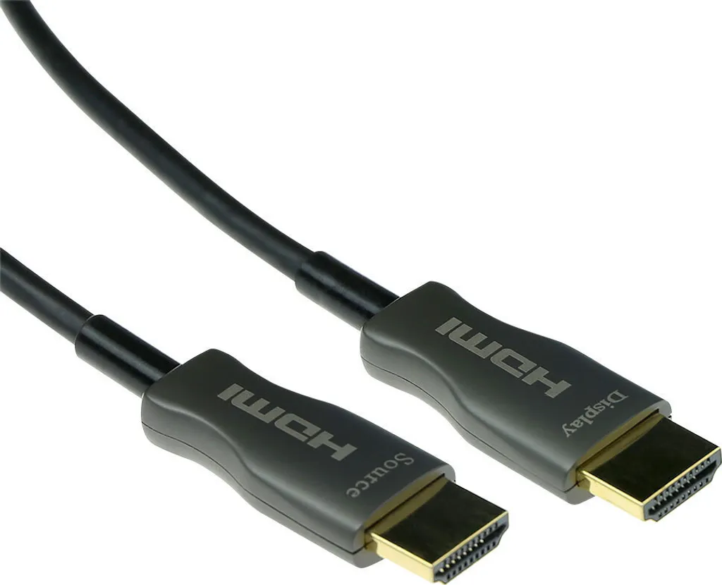 Cavo ACT HDMI Fibra Ottica 30m - Soluzione 4K 18Gbps per Lunghe Distanze