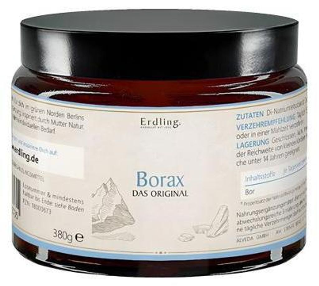 Borace in polvere tetraborato di sodio puro vegano Erdling Immagine del prodotto 
