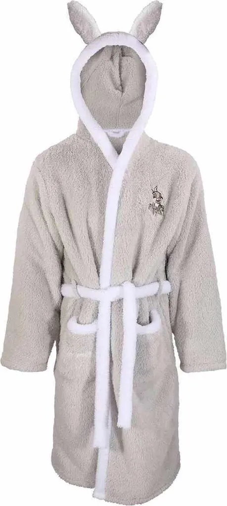 Vestaglia Bambi Disney HE1313 Unisex Grigio | Morbido Pile S-M - 1