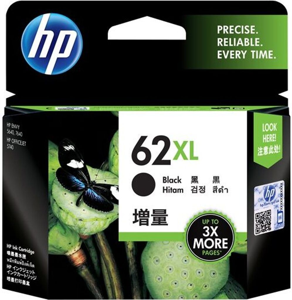 Inkoust HP C2P05AE 62XL černý Obrázek produktu 