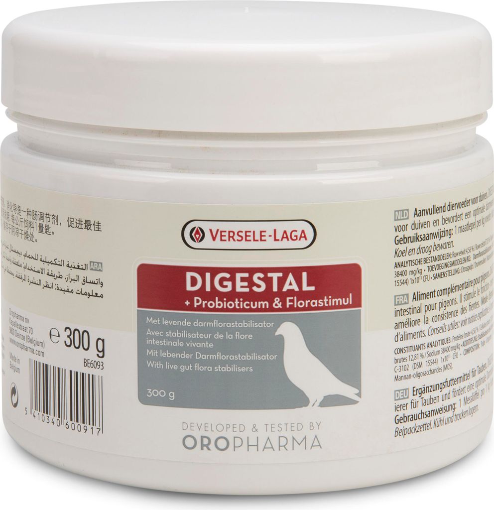 3 x Versele Oropharma Digestal 300 gr.