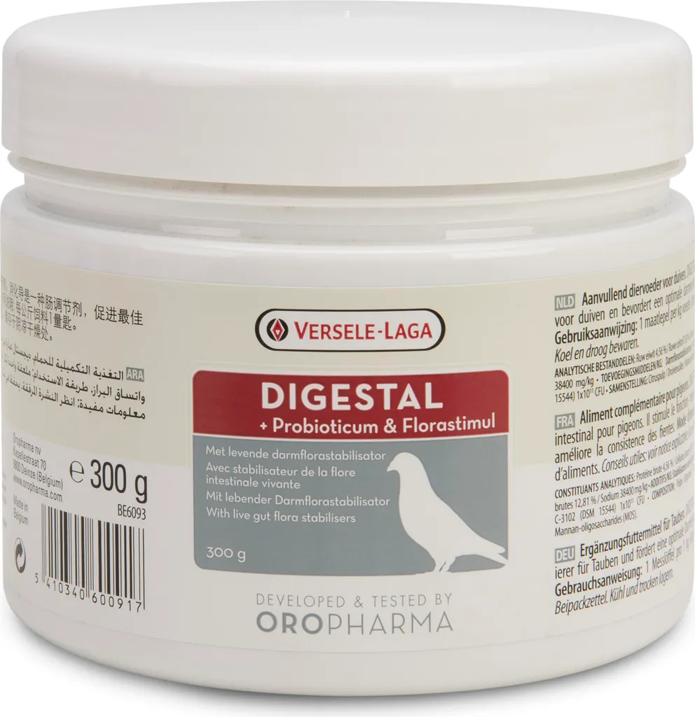Oropharma Digestal 300g - Complément Alimentaire Digestion Chien et Chat
