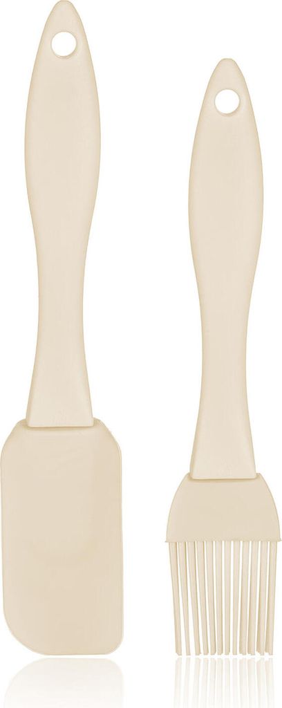 rakel 19cm + Rakel 17cm, Silikon, PH-Griff, Farbmix, 2er Set.